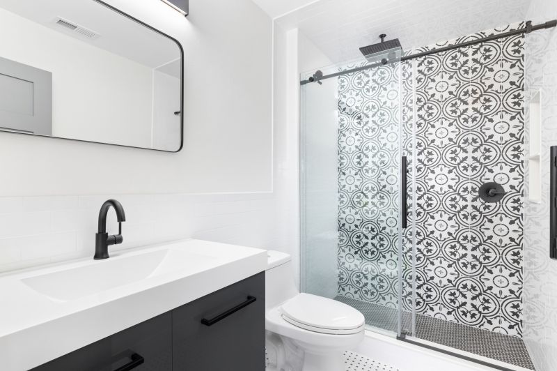 Multi-Row Shower Tile Patterns